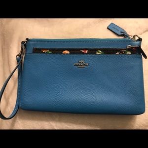 Large Coach wristlet